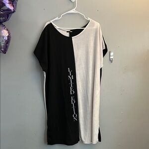 Fashion nova Black and White Limited Edition Dress